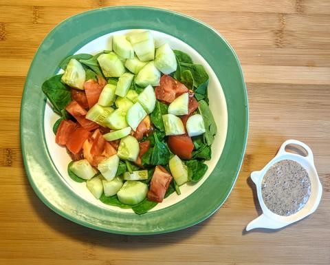 creamy black tea salad dressing